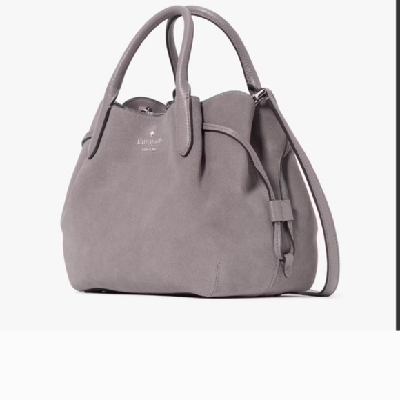 Kate Spade Suede Dumpling Satchel - Picture 4 of 10